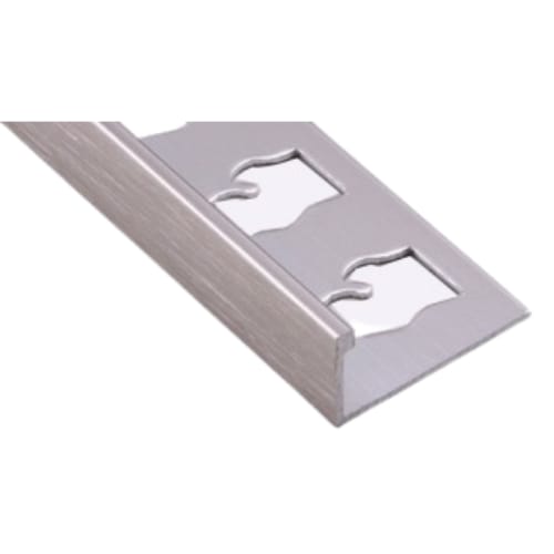 GLM-BRN100 - L Channel -3/8 Inch - 8ft - Brushed Nickel Finish